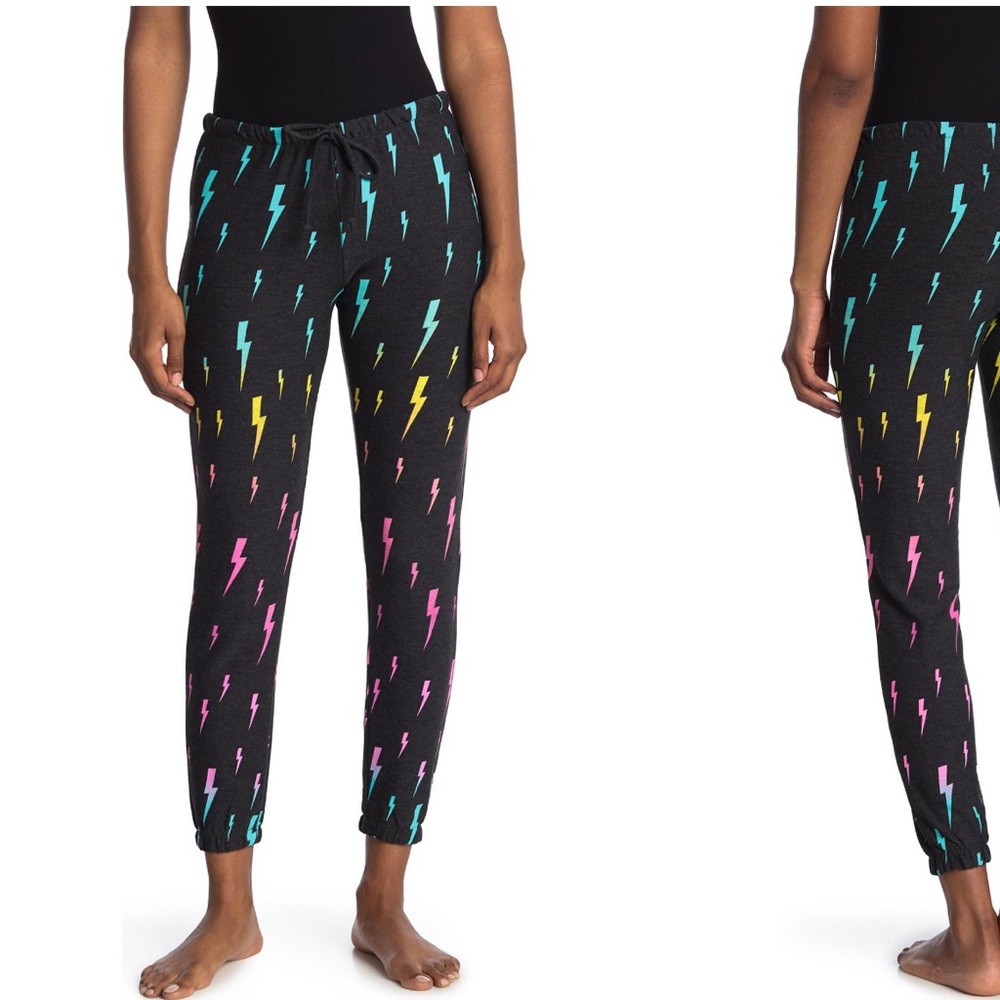 Chaser ombré lightning bolt cozy joggers